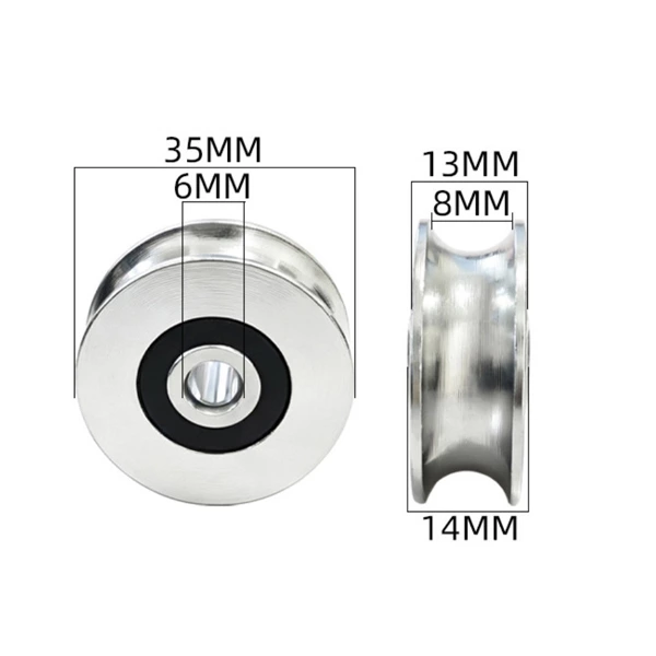 6200RS Metal Pulley d6*D35*14