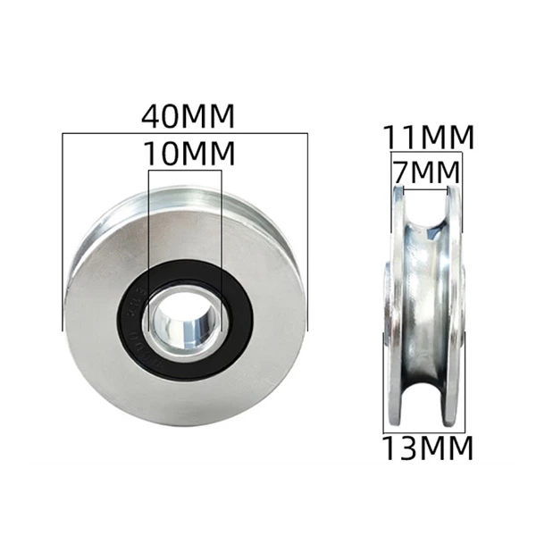 6201RS Metal Pulley d10*D40*13