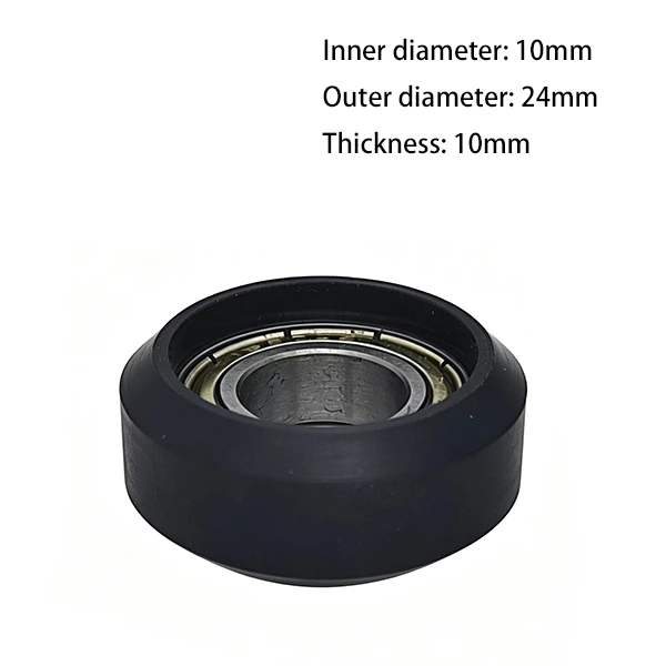 6800ZZ O Type Plastic Roller Pulley d10*D24*10mm