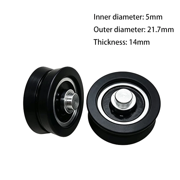 625RS V Type Plastic Roller Pulley 5*21.7*14mm