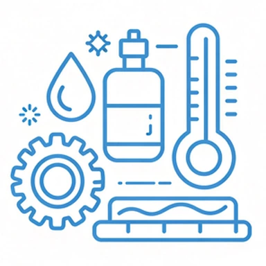 Special lubrication for wide temperature range