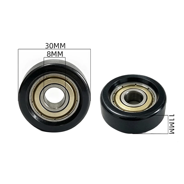 608ZZ PU Plastic Roller Pulley d8*30*11mm